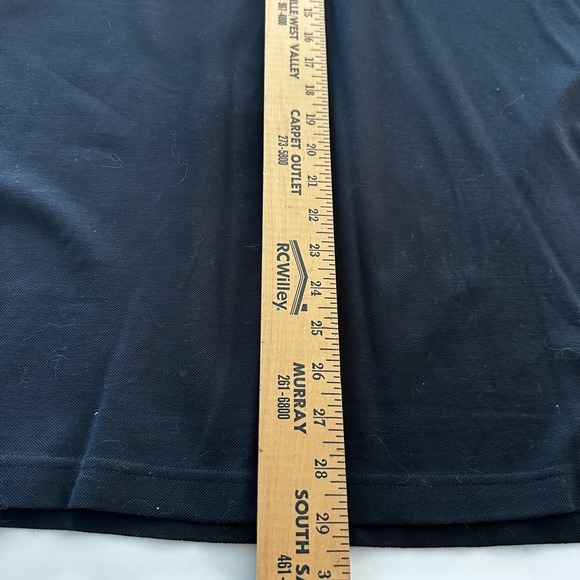 Vtg Masters Collection Polo Shirt Mens Large Black Cotton 60 Two Ply Mercerized - Picture 7 of 7